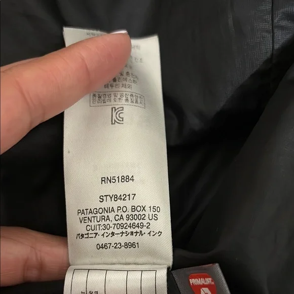 Patagonia Women's Nano Quilted Black Puffer Jacket - size L - Picture 5 of 5